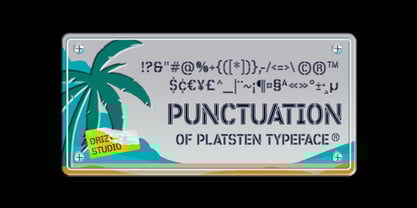 Platsten Font Poster 4