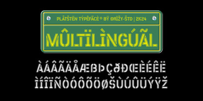 Platsten Font Poster 6