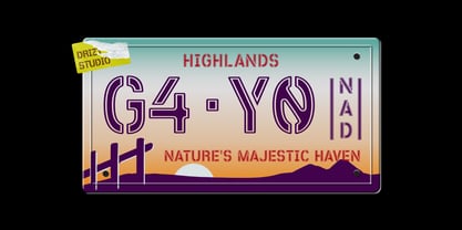 Platsten Font Poster 7