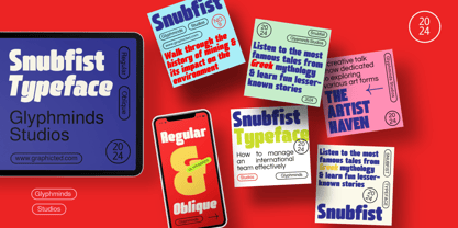 Snubfist Font Poster 5