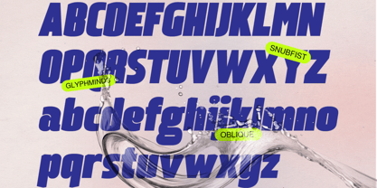 Snubfist Font Poster 7