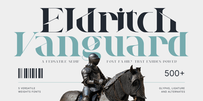 Eldritch Vanguard Font Poster 1