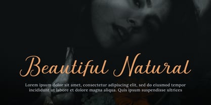 Graceful Nostagia Font Poster 3