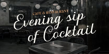 Graceful Nostagia Font Poster 2