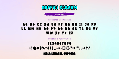 Graffiti Stream Font Poster 13