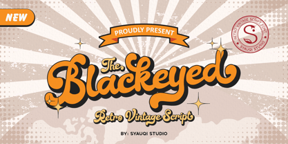 The Blackeyed Font Poster 1