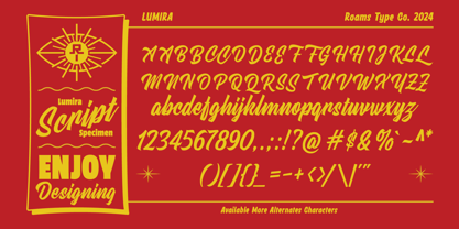 RTCO Lumira Font Poster 7