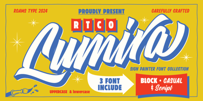 RTCO Lumira Font Poster 1