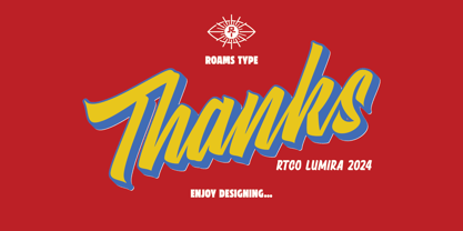 RTCO Lumira Font Poster 11