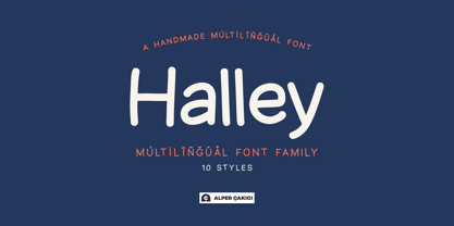 Halley Font Poster 9