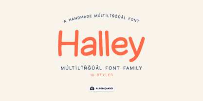 Halley Font Poster 1