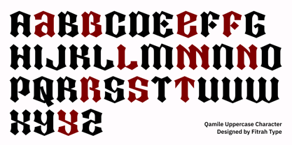 Qamile Gothic Font Poster 3