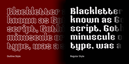 Qamile Gothic Font Poster 4