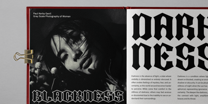 Qamile Gothic Font Poster 2