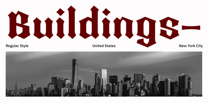 Qamile Gothic Font Poster 6