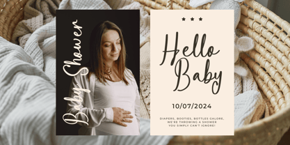 Yanhir Amolesthic Font Poster 4