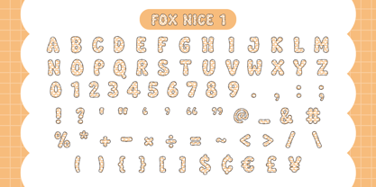 Fox Nice Font Poster 5