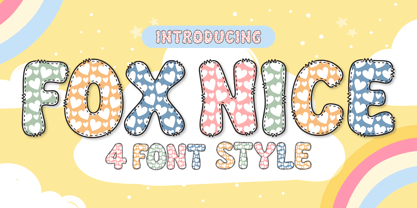 Fox Nice Font Poster 1