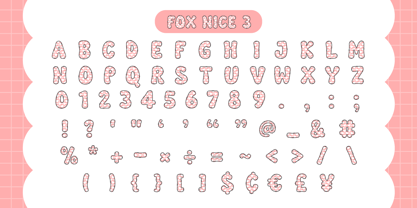 Fox Nice Font Poster 7
