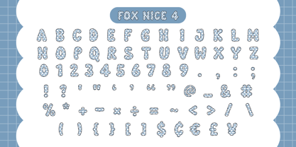 Fox Nice Font Poster 8