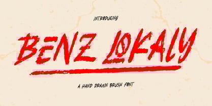 Benz Lokaly Font Poster 1