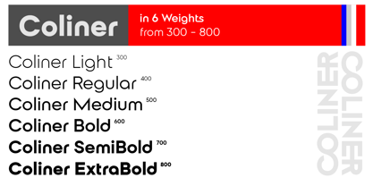 Coliner Font Poster 3