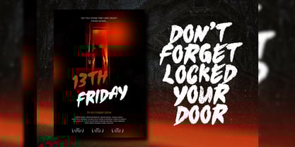 Clownie Zombies Font Poster 14