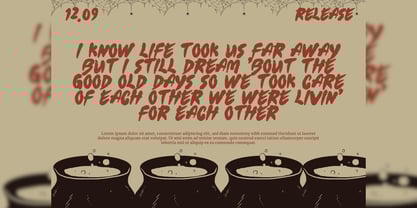 Clownie Zombies Font Poster 8