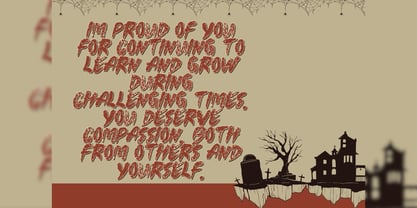 Clownie Zombies Font Poster 5