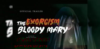 Clownie Zombies Font Poster 12