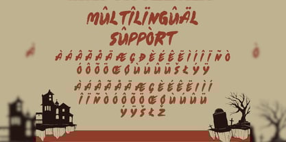 Clownie Zombies Font Poster 3