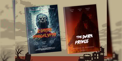 Clownie Zombies Font Poster 7