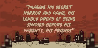 Clownie Zombies Font Poster 6