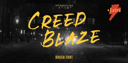 Creed Blaze Font Poster 1