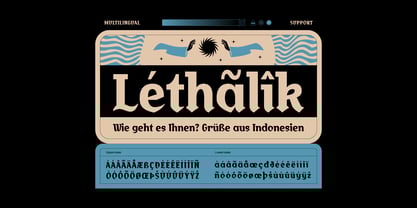 Lethalik Font Poster 6