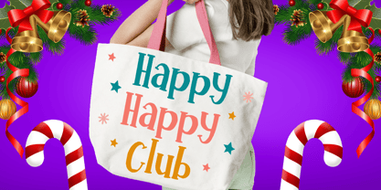 Joyful Christmas Font Poster 2