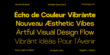 Heuvel Grotesk Font Poster 4