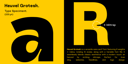 Heuvel Grotesk Font Poster 9