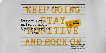 Typedeer Mono Font Poster 8