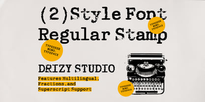 Typedeer Mono Font Poster 2