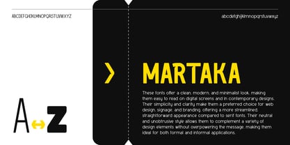 Martaka Font Poster 5