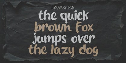 Weoqios Vintage Font Poster 3