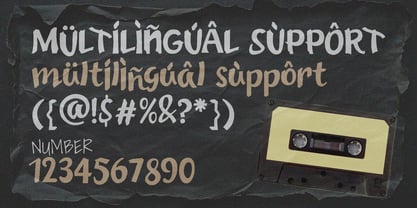 Weoqios Vintage Font Poster 5