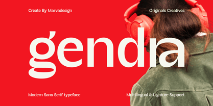 Gendra Font Poster 1
