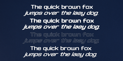 Sonic Saber Font Poster 2