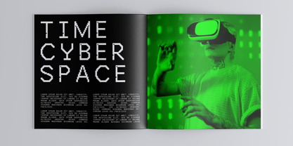 Pixel Quant Font Poster 2