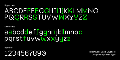 Pixel Quant Font Poster 5