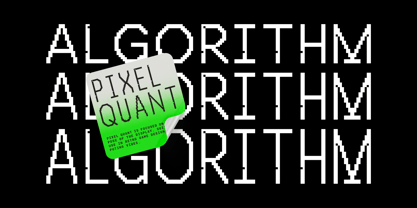 Pixel Quant Font Poster 6