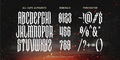 Berosong Font Poster 6