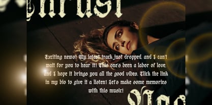 Negav Thrust Font Poster 14